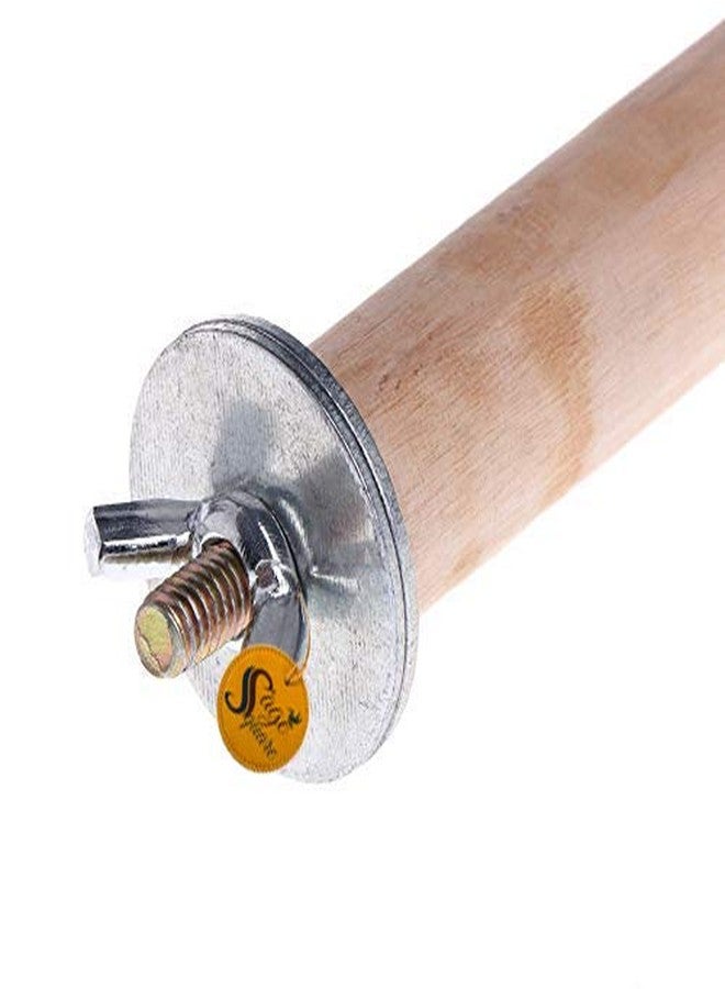 Sage Square Natural Habitat Wooden Perch/Stand with Set of 4 Wooden Perch/Stand/Toy for Birds Budgie/Cockatiel/Parrot/Hamster/Squirrel (Light Weight) (Sizes -4" 6" 8" 10" Combo Set of 4) - Image 5